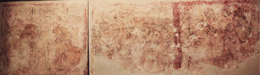 Fig. 3. Thessaloniki. Tomb 15. Northern wall overview. Photo by author