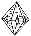 Рис. 228. Витерит. Тройник прорастания