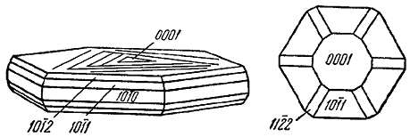 Рис. 87. Кристаллы графита