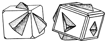Рис. 174. Двойники лопарита