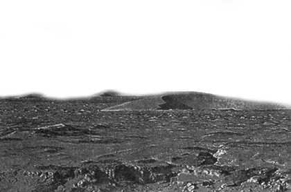 Рис. 11.5. Одиночные барханы в пустыне