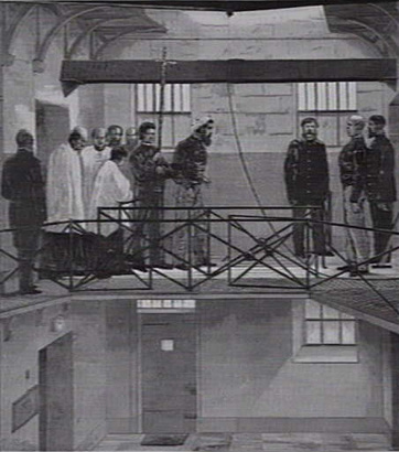 Ned Kelly vor seiner Hinrichtung